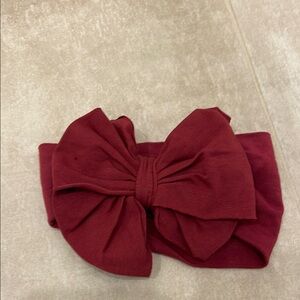 Ruffle Butts Red Hair Bow